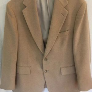 RALPH LAUREN VINTAGE BEIGE CAMEL HAIR BLAZER 42.